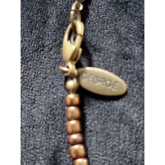 George Women's Multicolor Seed Bead Stylish Pendant Necklace - Picture 10 of 11